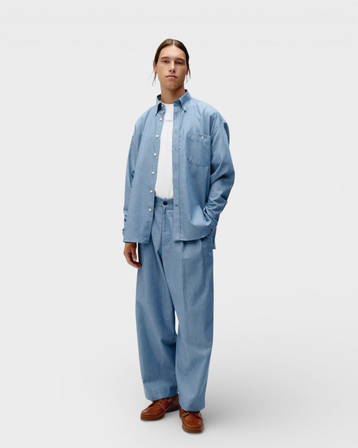 Smart Pants Cotton Light Indigo