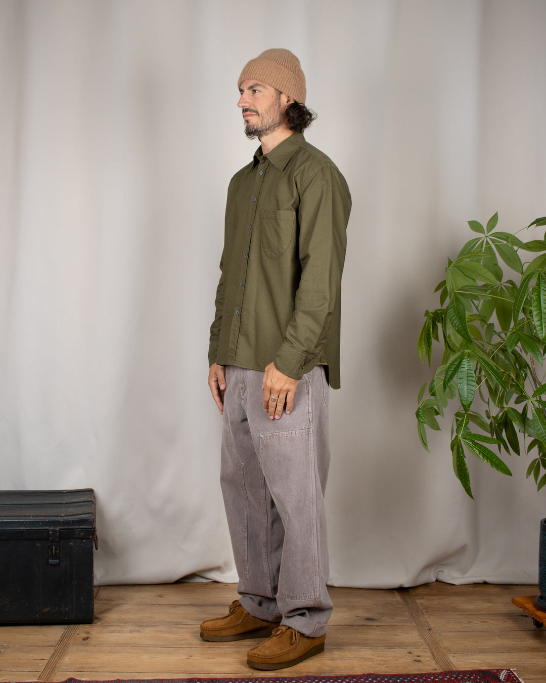 Lazy Day Shirt R. Oxford Olive