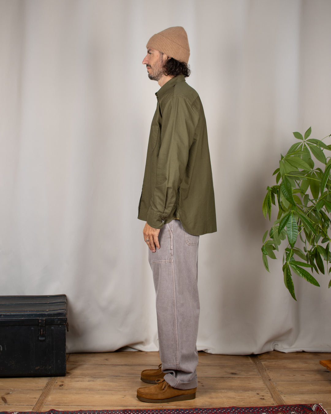 Lazy Day Shirt R. Oxford Olive