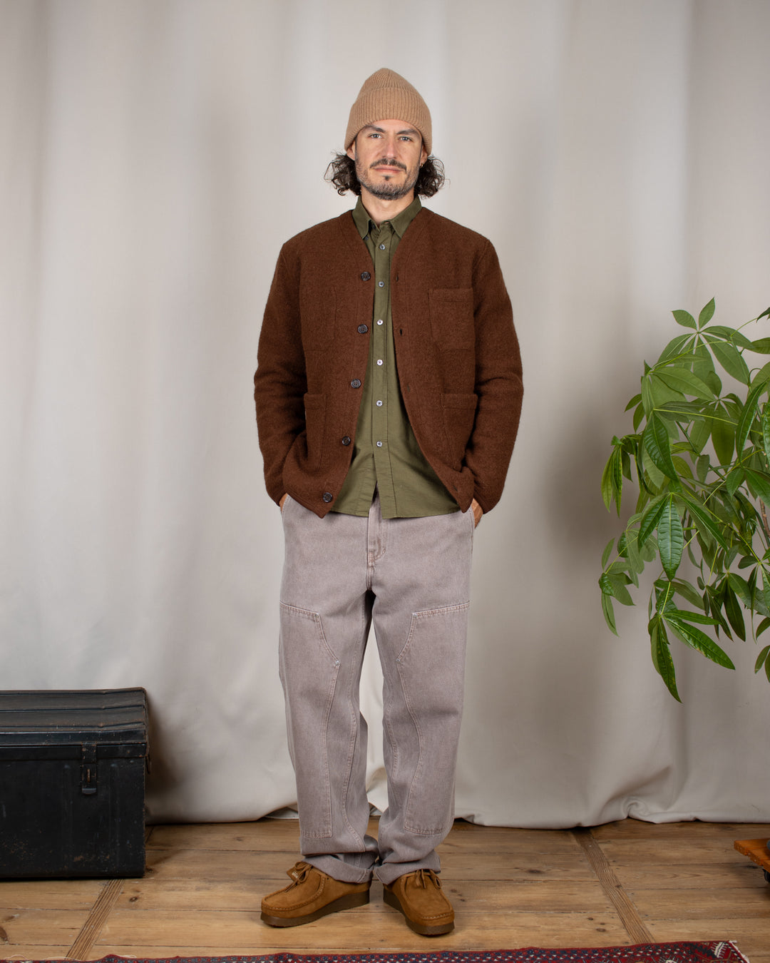Pantalon DN Charpentier Ample Grès
