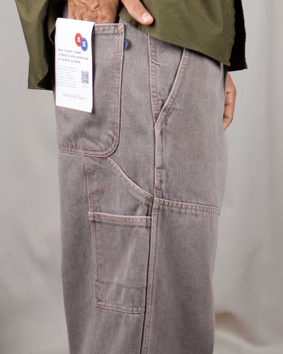 Pantalon DN Charpentier Ample Grès