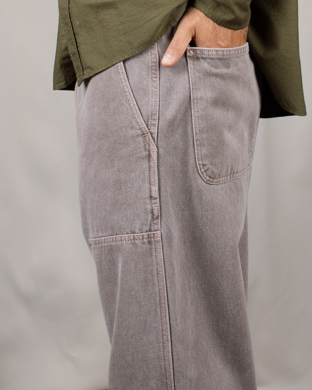 Pantalon DN Charpentier Ample Grès
