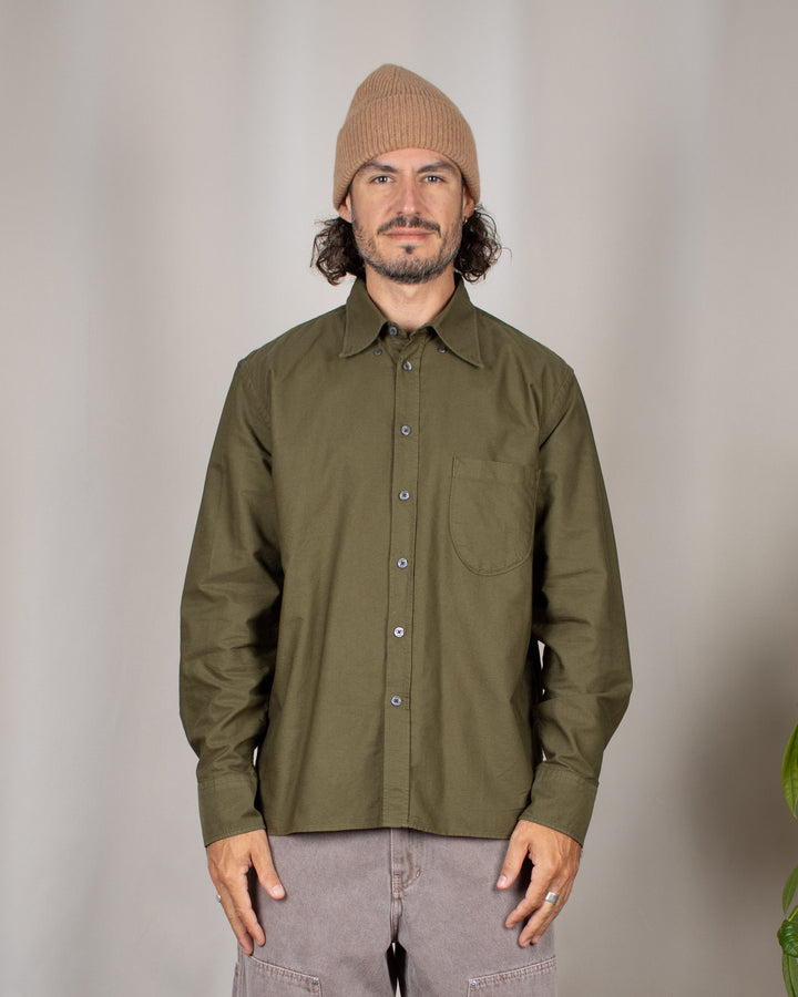 Lazy Day Shirt R. Oxford Olive