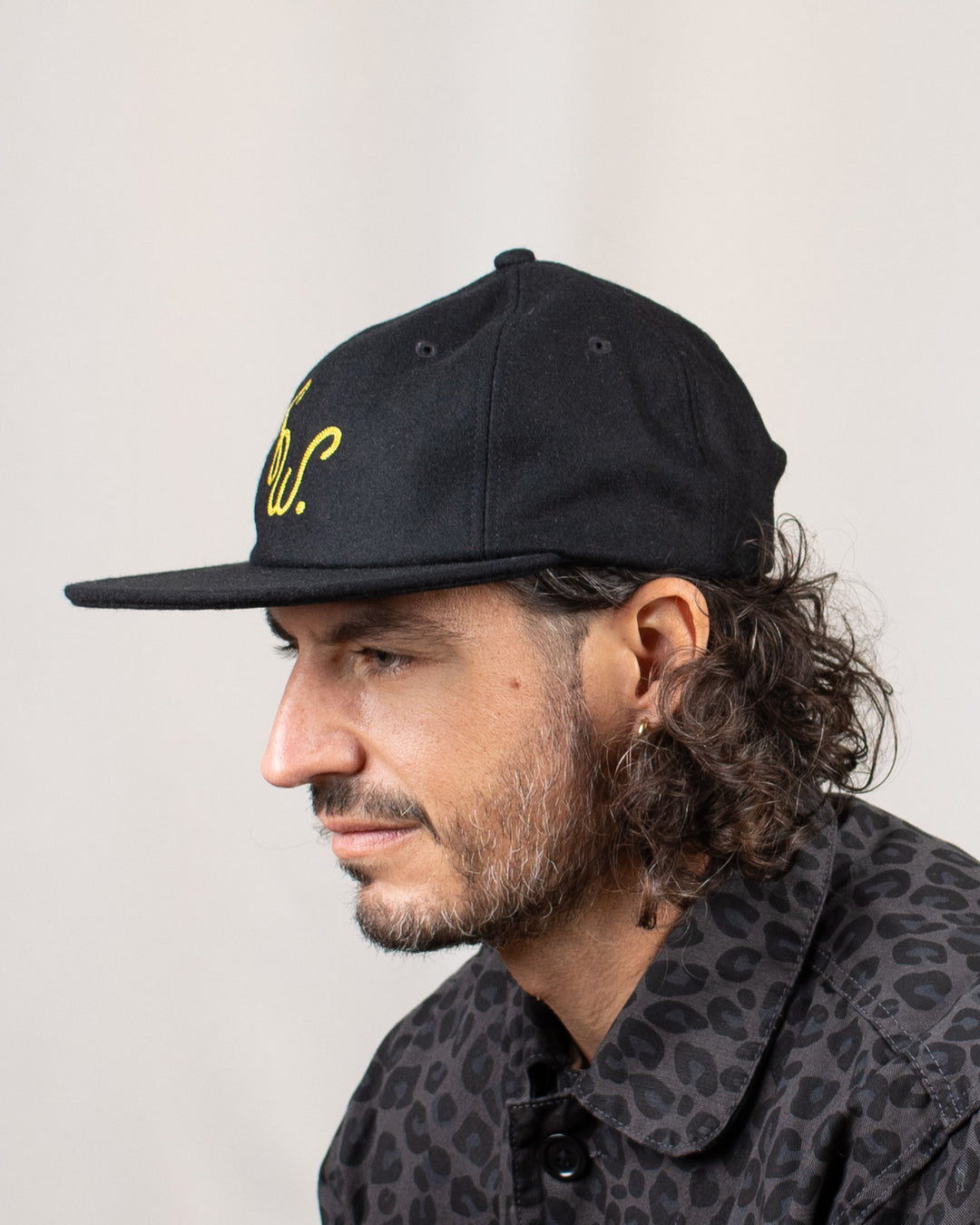Monogram Cap Black