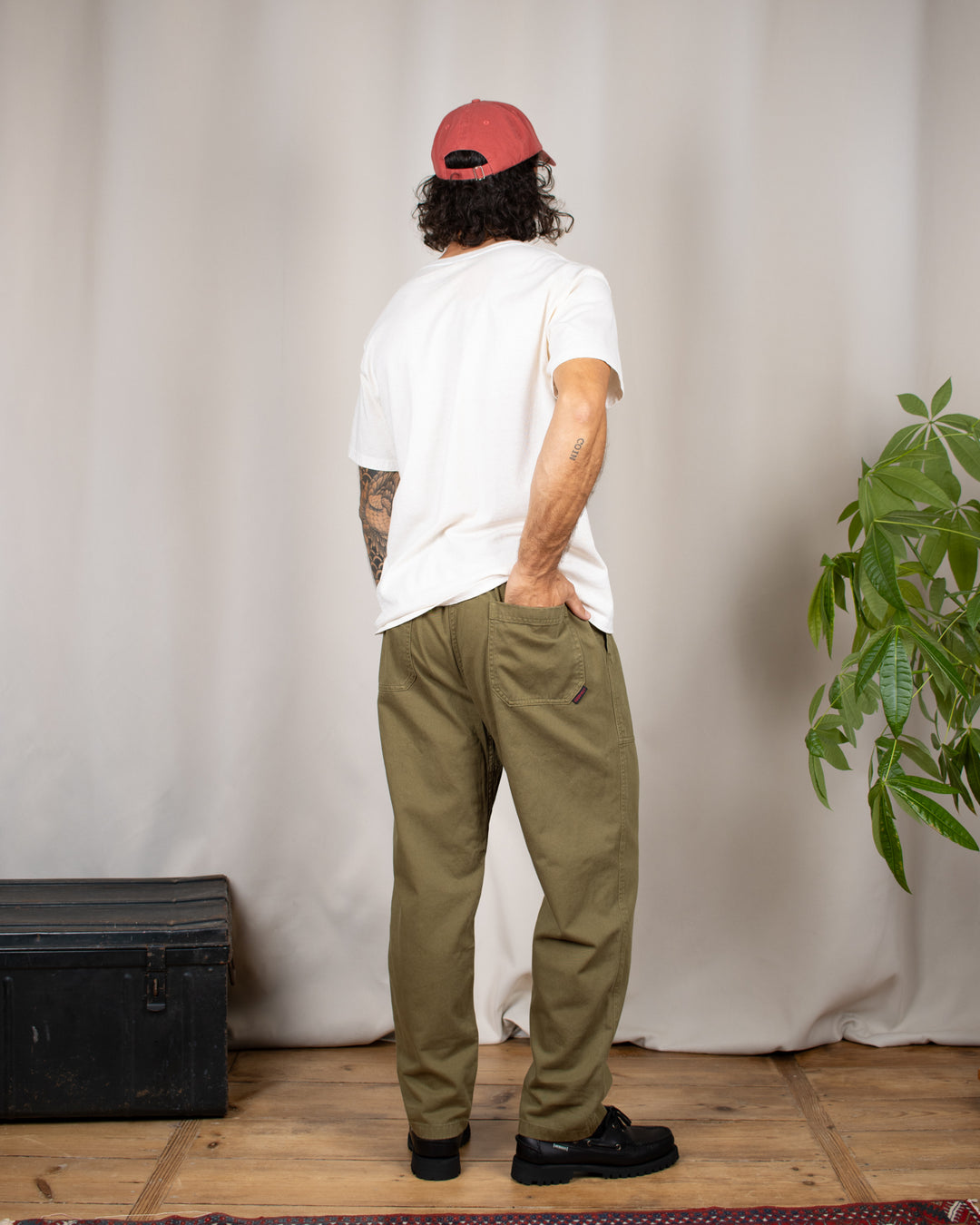 Loose Tapered Ridge Pant Olive