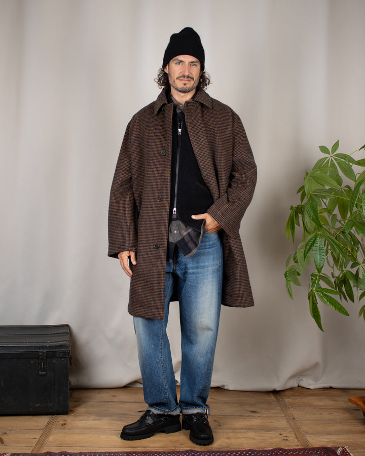 Zip Waistcoat Wool Fleece Black
