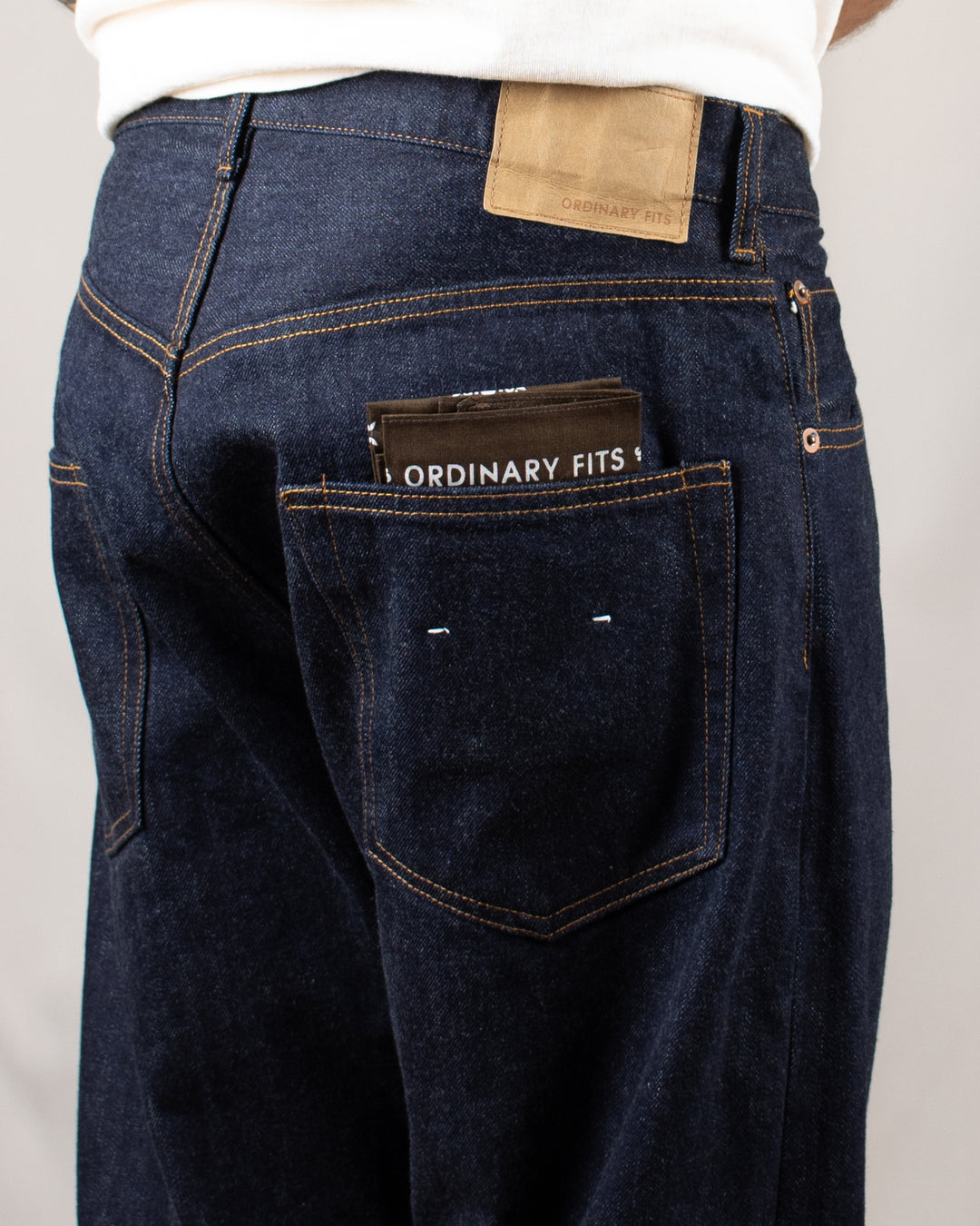 Loose Ankle Jeans One Wash Indigo