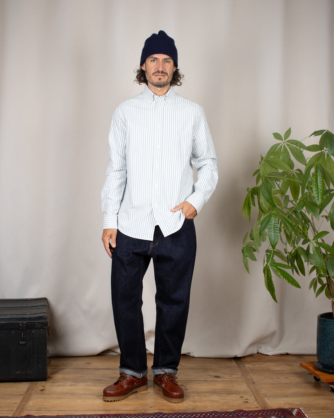 Montebelo Stripe Shirt Blue