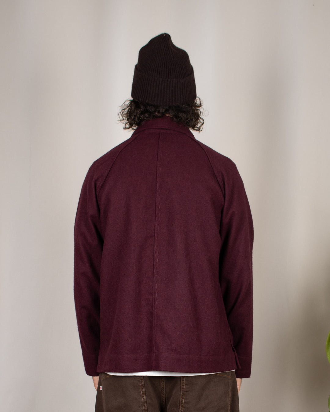 Flannel FOH Overshirt Burgundy