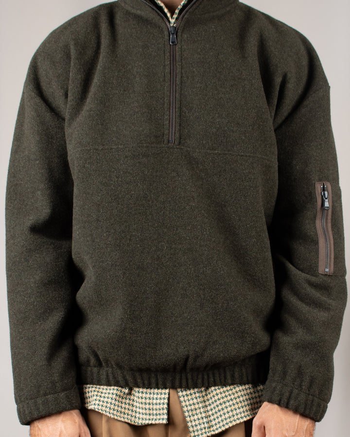 Atlas Wool Kaki Chiné