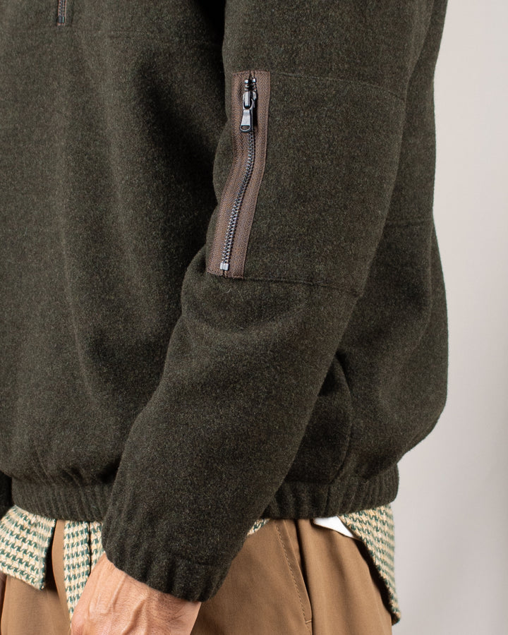 Atlas Wool Kaki Chiné