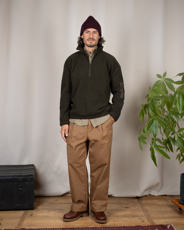 Atlas Wool Kaki Chiné
