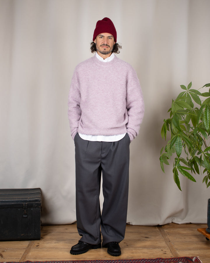 Long Sleeve Baggy Shirt Washed Oxford White