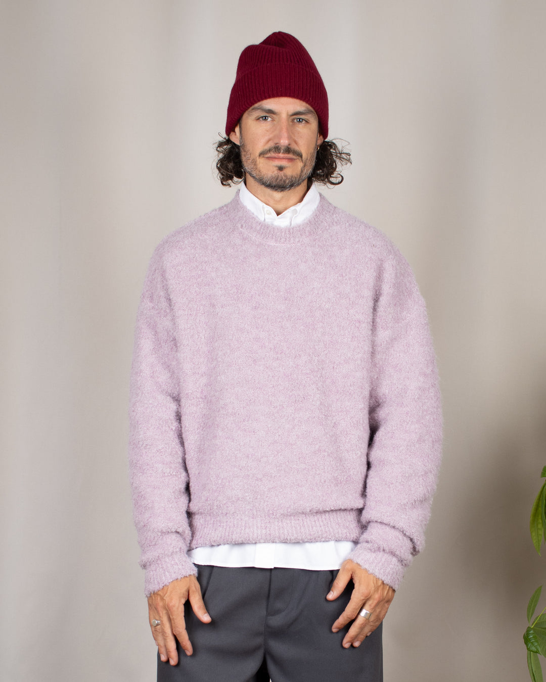 WBKurt Loop Crew Dusty Violet