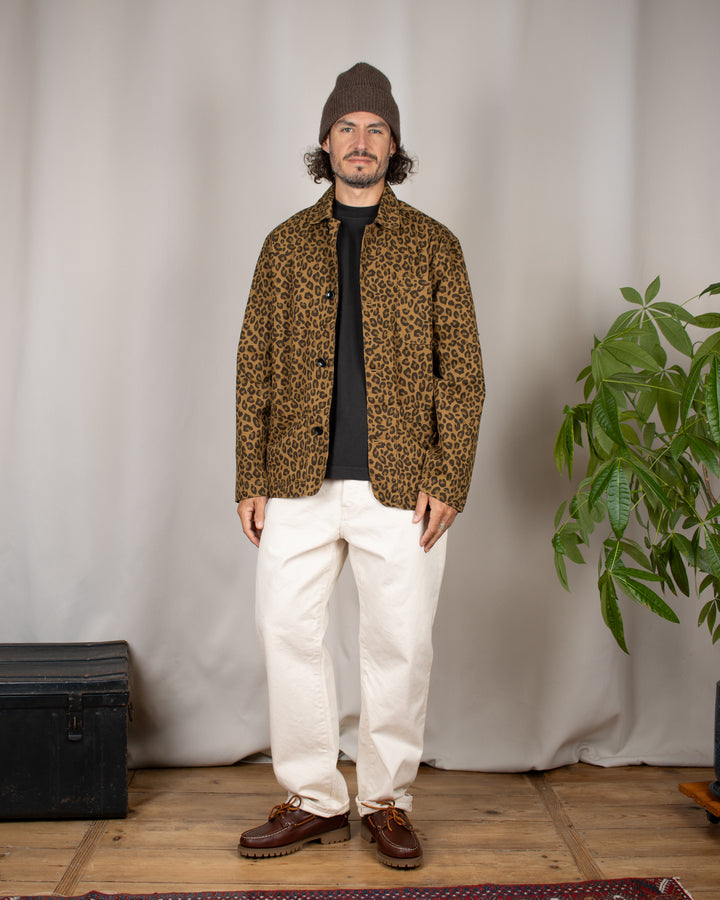 Denim01 Loose Tapered Jeans Ecru