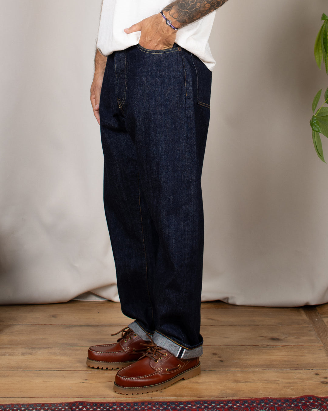 Type Loose Jeans One Wash Indigo