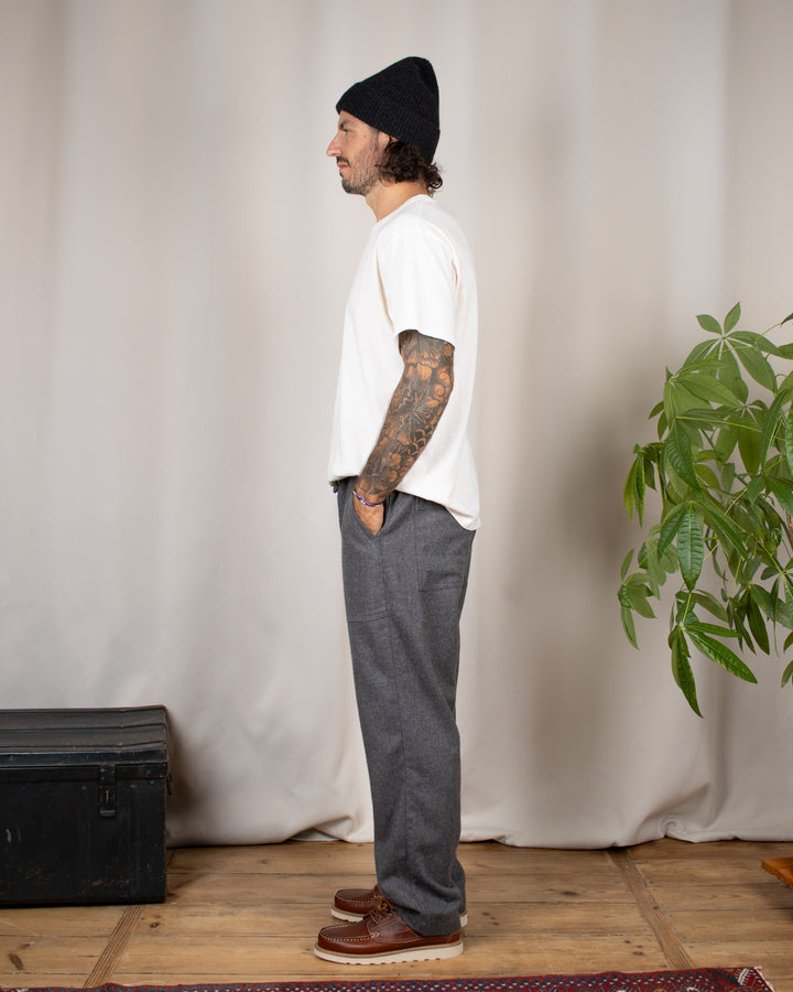 Flannel Chef Pants Charcoal