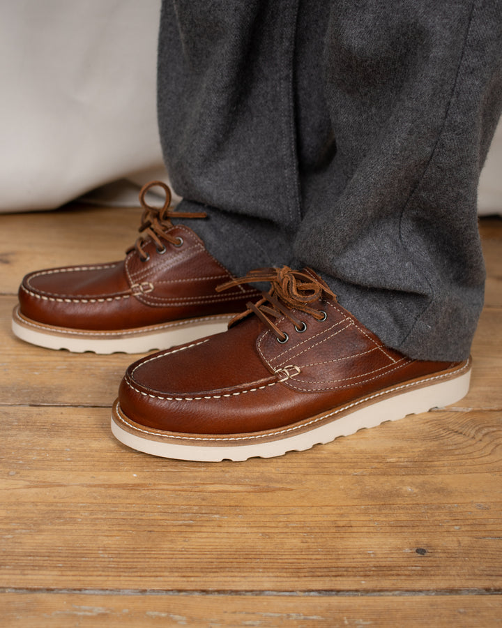Egon Brown Tumbled Leather