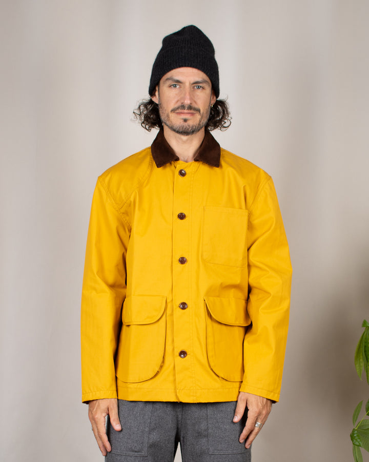 Waxed Barn Coat Ochre