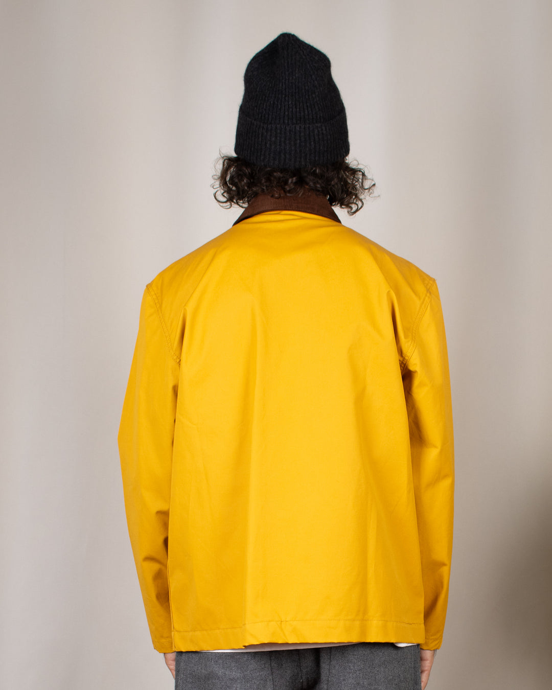 Waxed Barn Coat Ochre