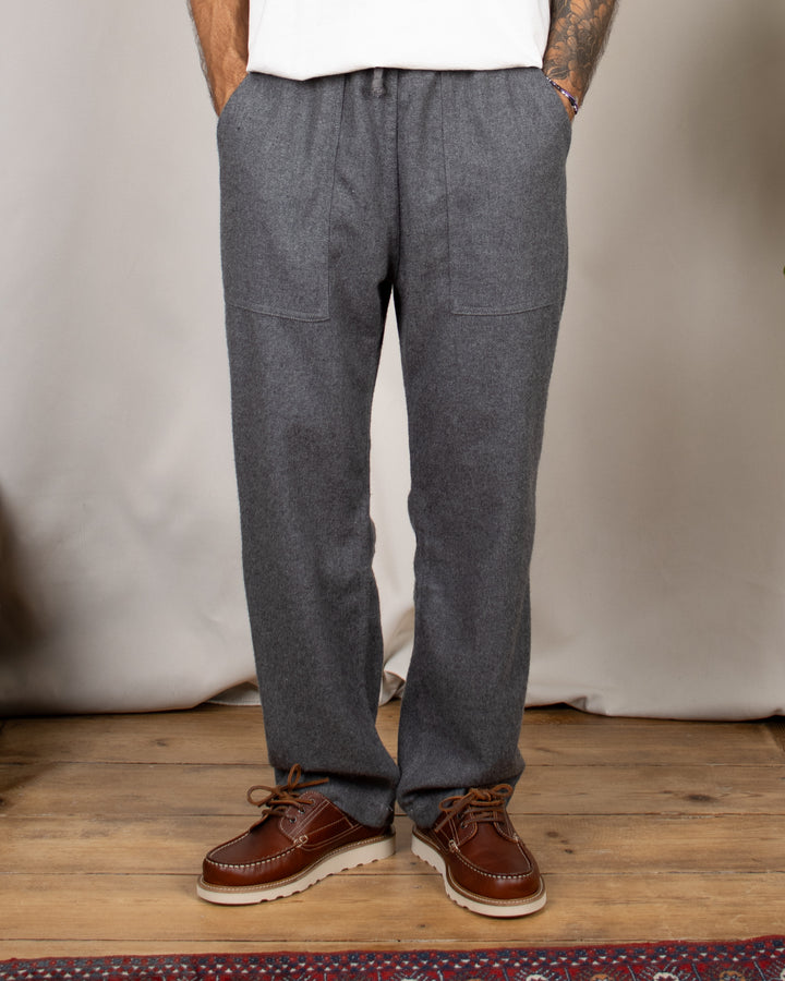 Flannel Chef Pants Charcoal
