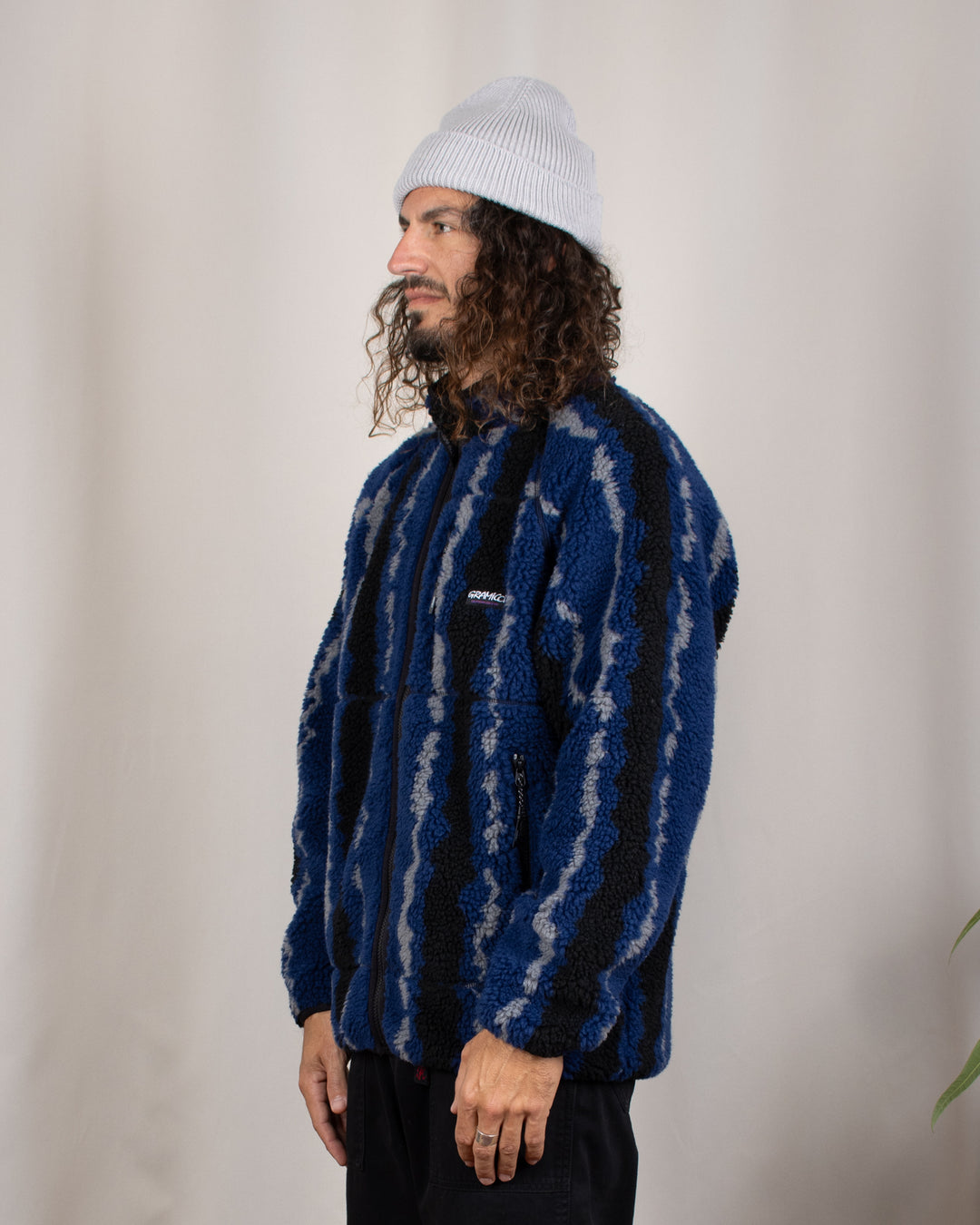 Ripple Sherpa Jacket Navy