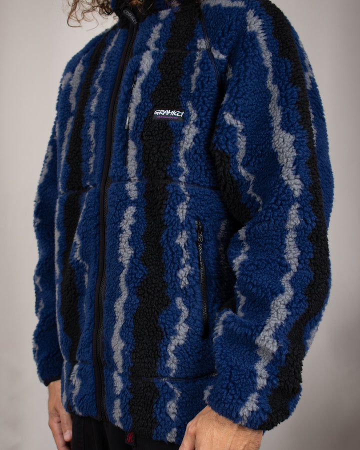 Ripple Sherpa Jacket Navy