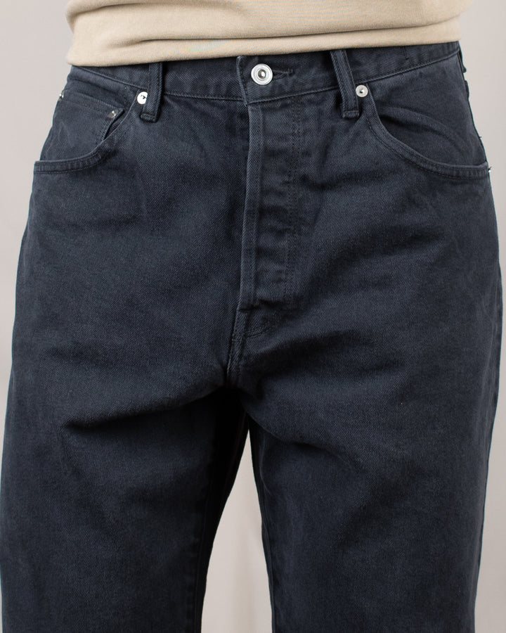Denim01 Loose Tapered Jeans Fade Black