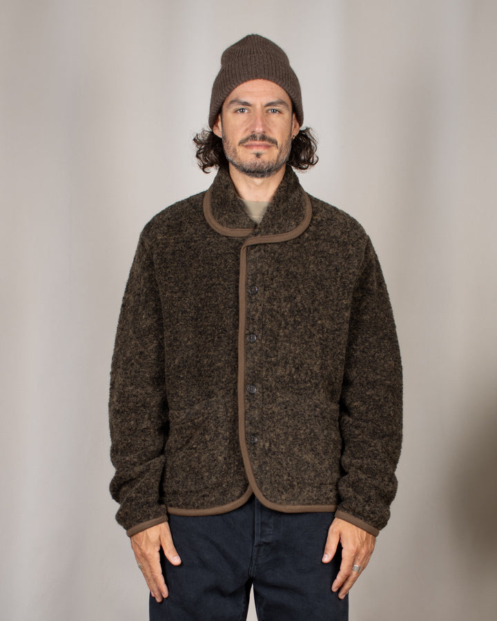 Lancaster Jacket Bouclet Fleece Brown