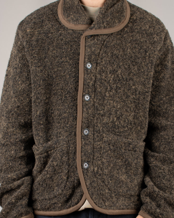 Lancaster Jacket Bouclet Fleece Brown