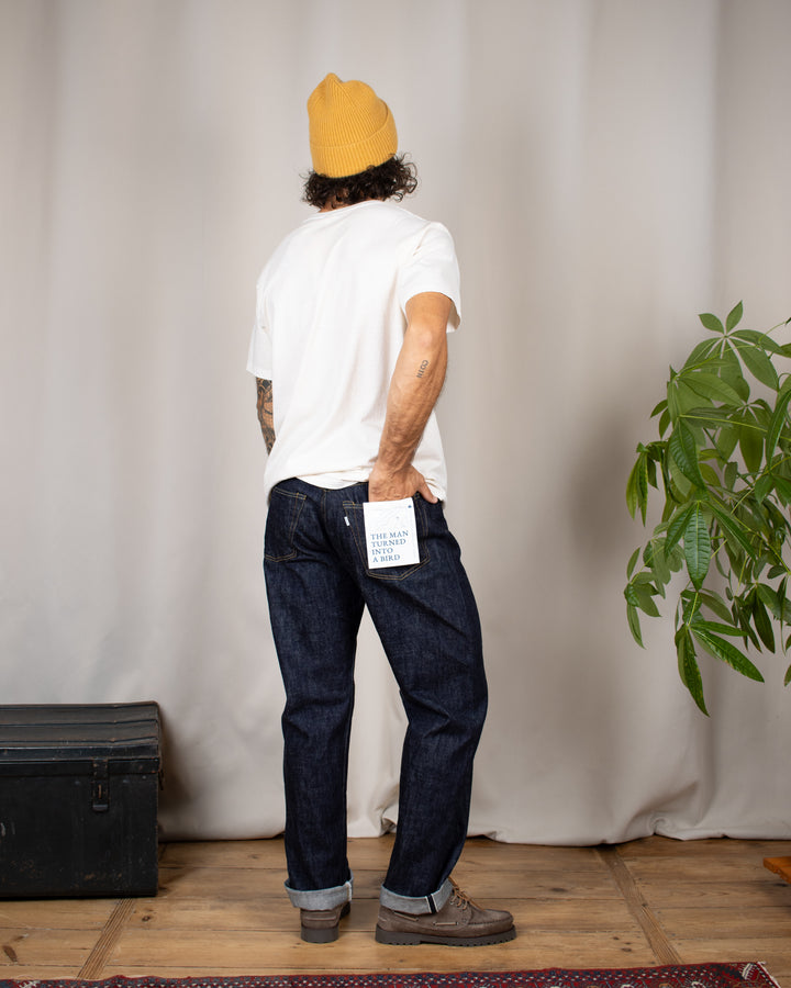 0615 13.5oz Denim Relax Fit One Wash Indigo