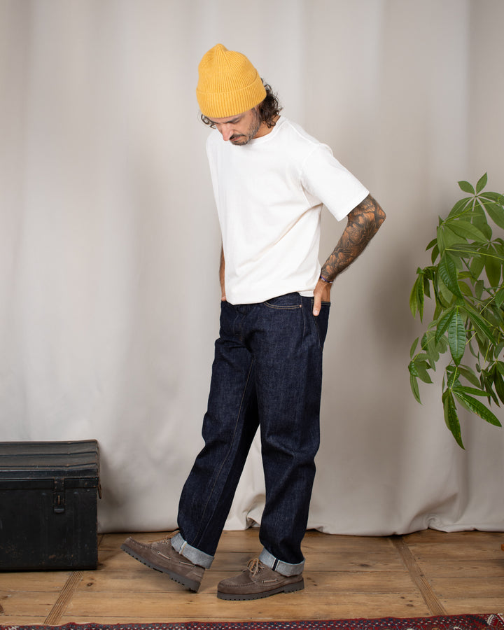 0615 13.5oz Denim Relax Fit One Wash Indigo