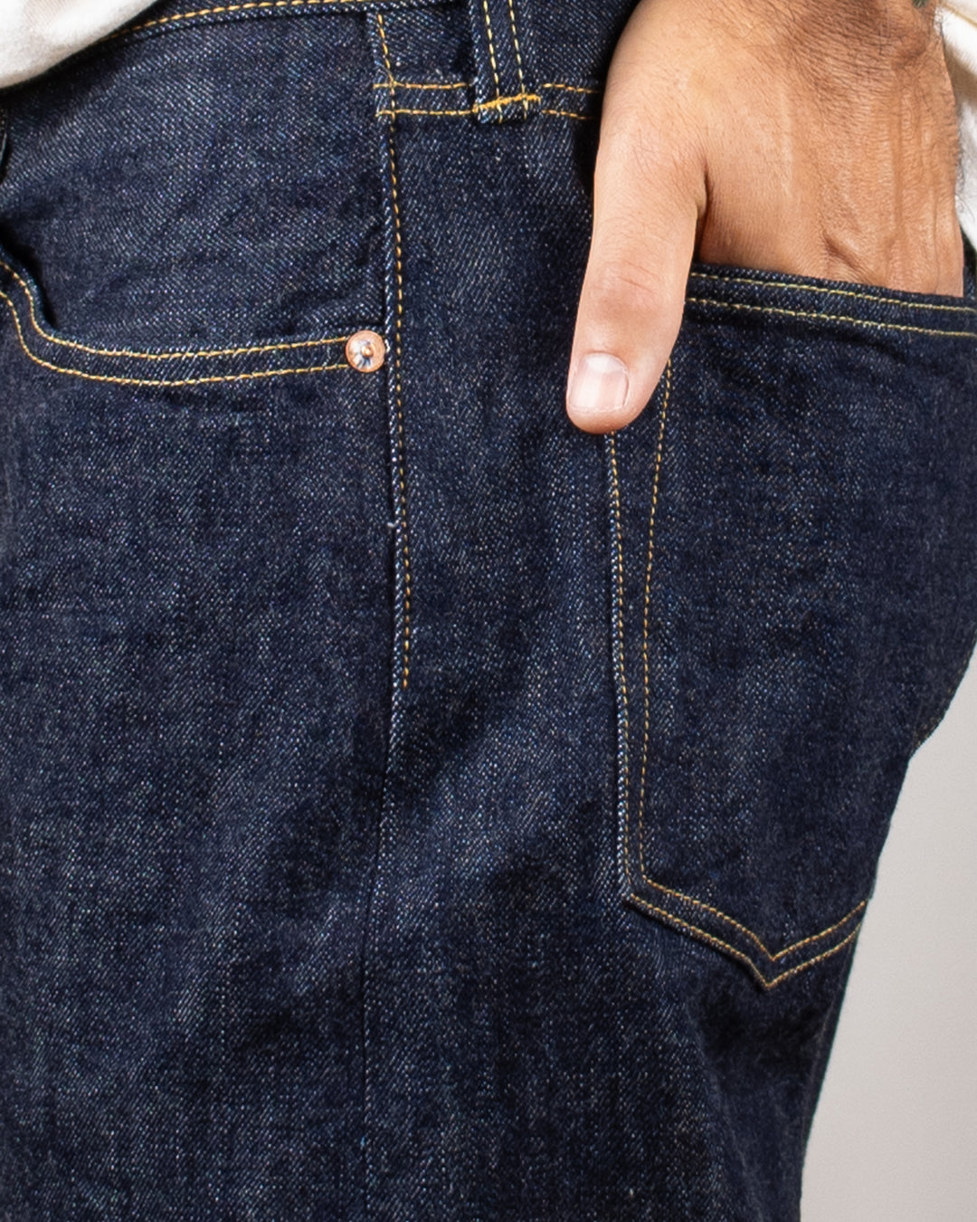 0615 13.5oz Denim Relax Fit One Wash Indigo