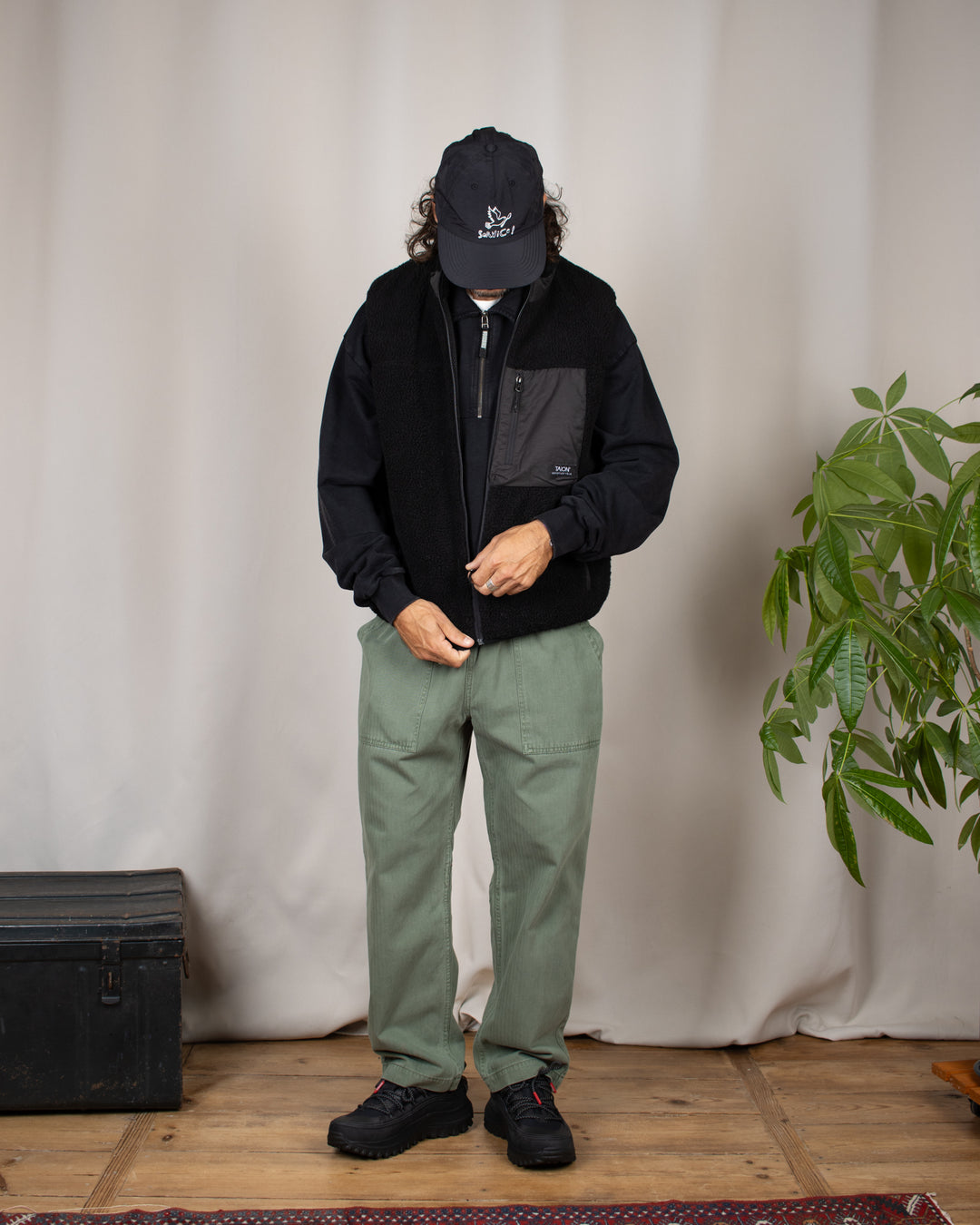 Nylon Dove Cap Black