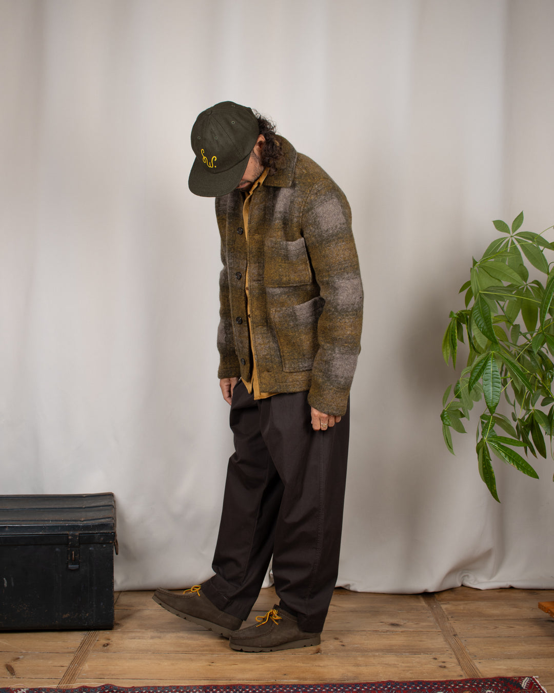 Wallabee GTX Dark Olive Suede