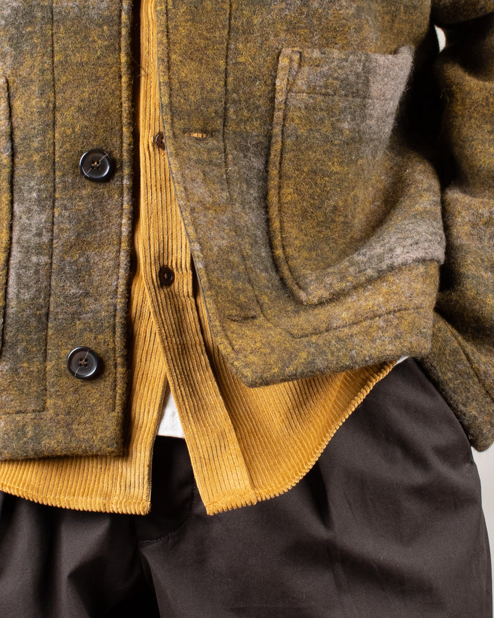 Tag Jacket Techno Melton Check Olive