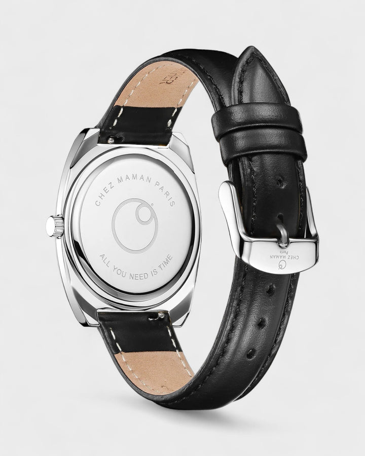 Montre Apollo Silver Moon sand black