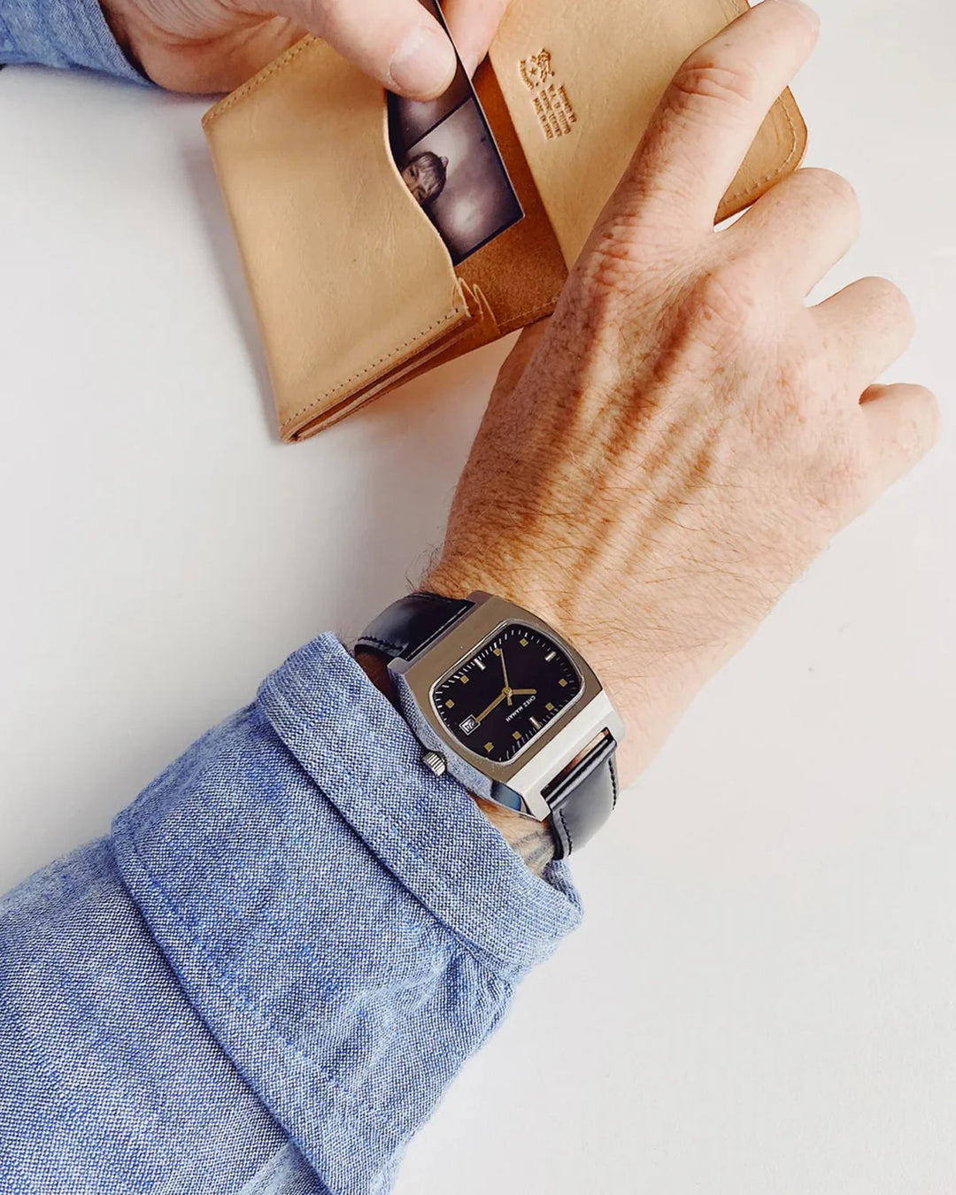 Montre Magnum Silver Cream Sand Black