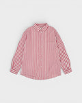 Melange Stripe Shirt Red