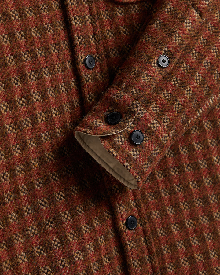 Merino Tweed Overshirt Brown