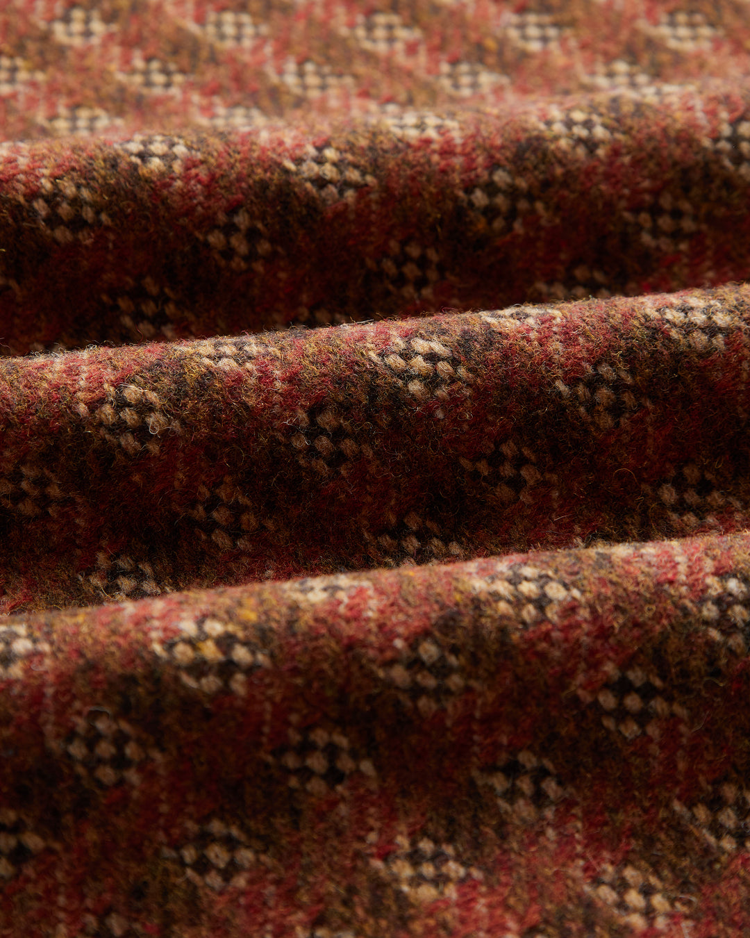 Merino Tweed Overshirt Brown