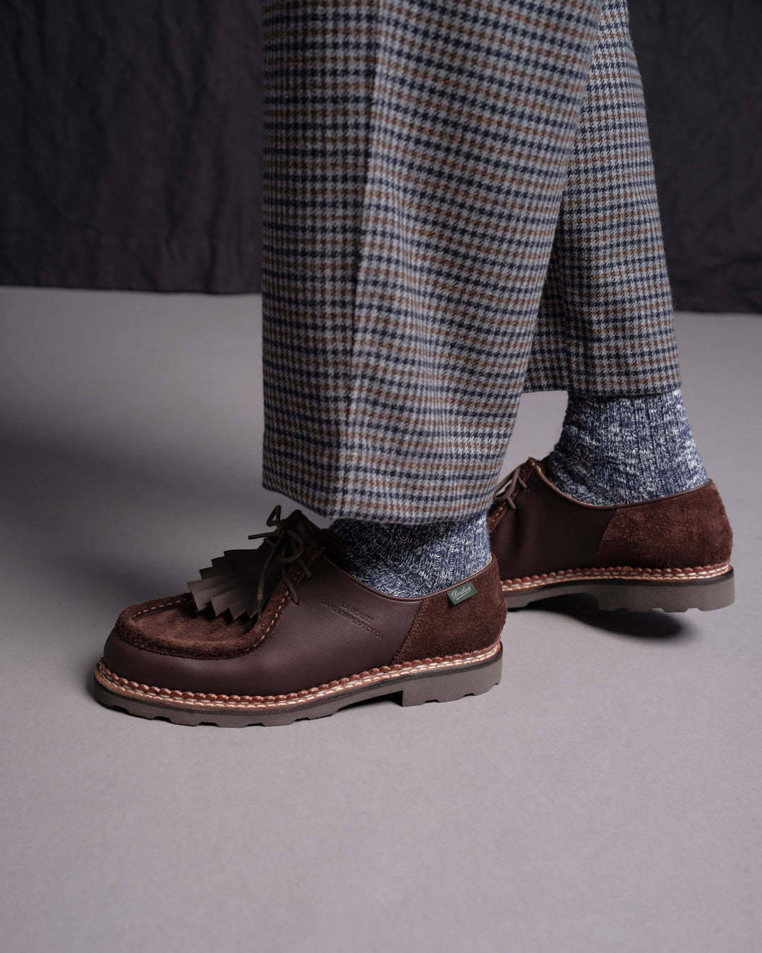 Paraboot x Universal Works Michael in Brown Leather/Suede