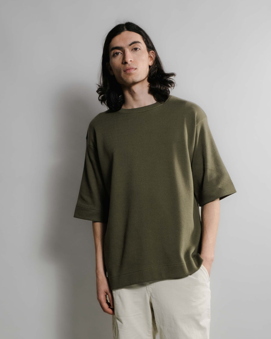 T-Shirt Vahé Manches Courtes Kaki