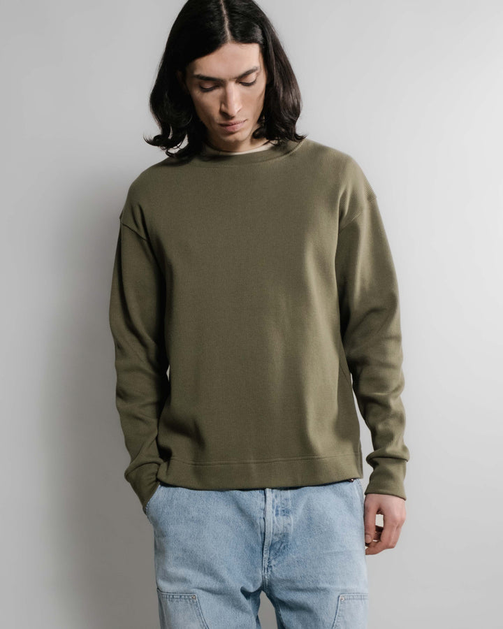 T-Shirt Vahé Manches Longues Kaki