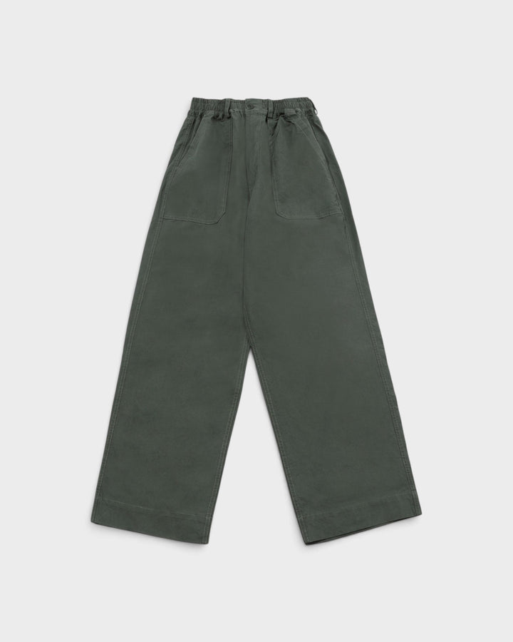 One Tuck Wide Fatigue Pants Khaki