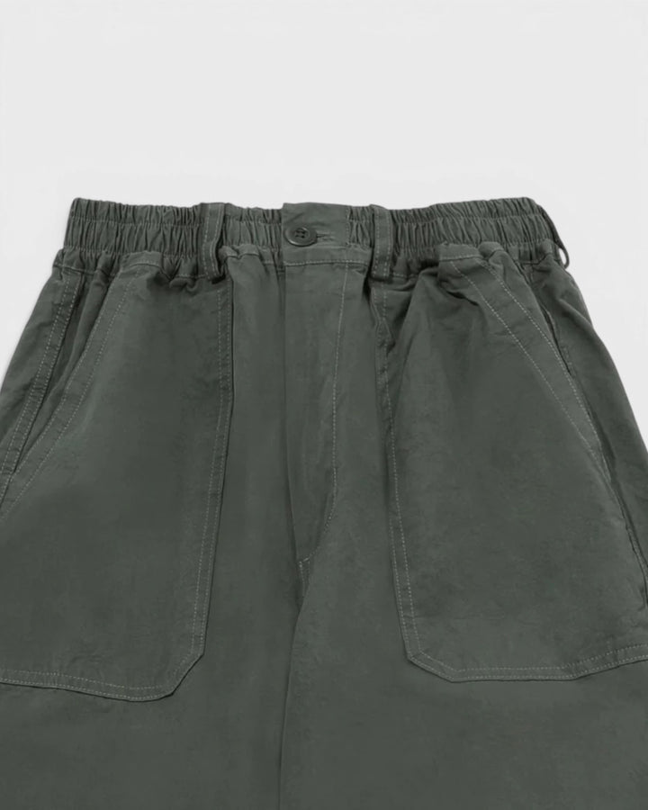 One Tuck Wide Fatigue Pants Khaki