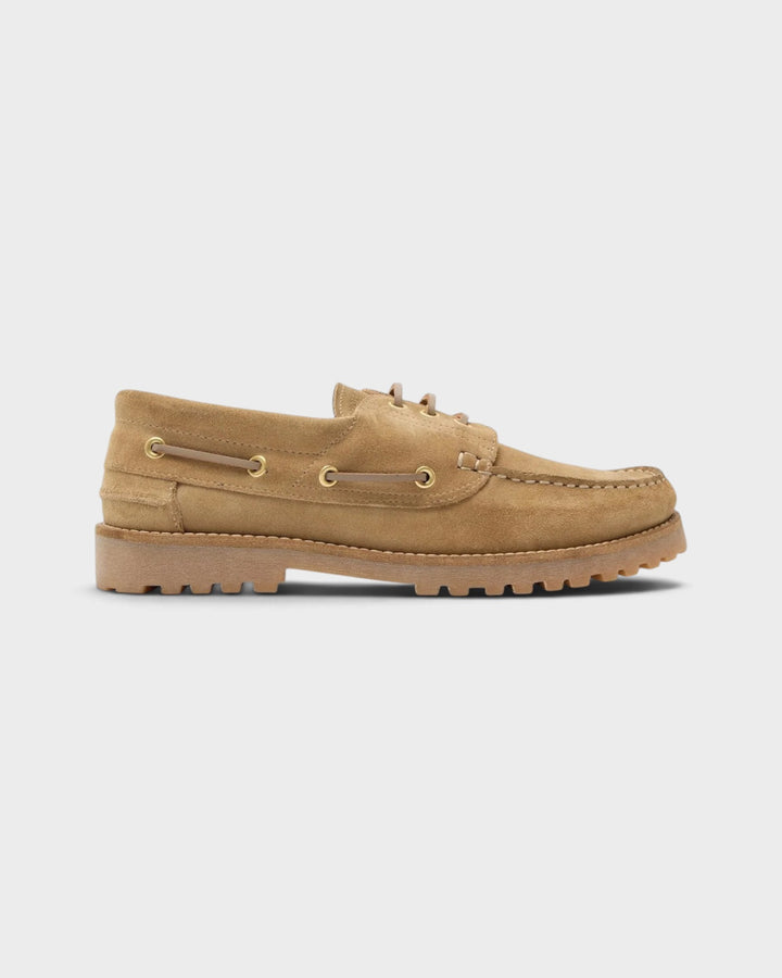 Ollie Boat Shoe Earth Suede