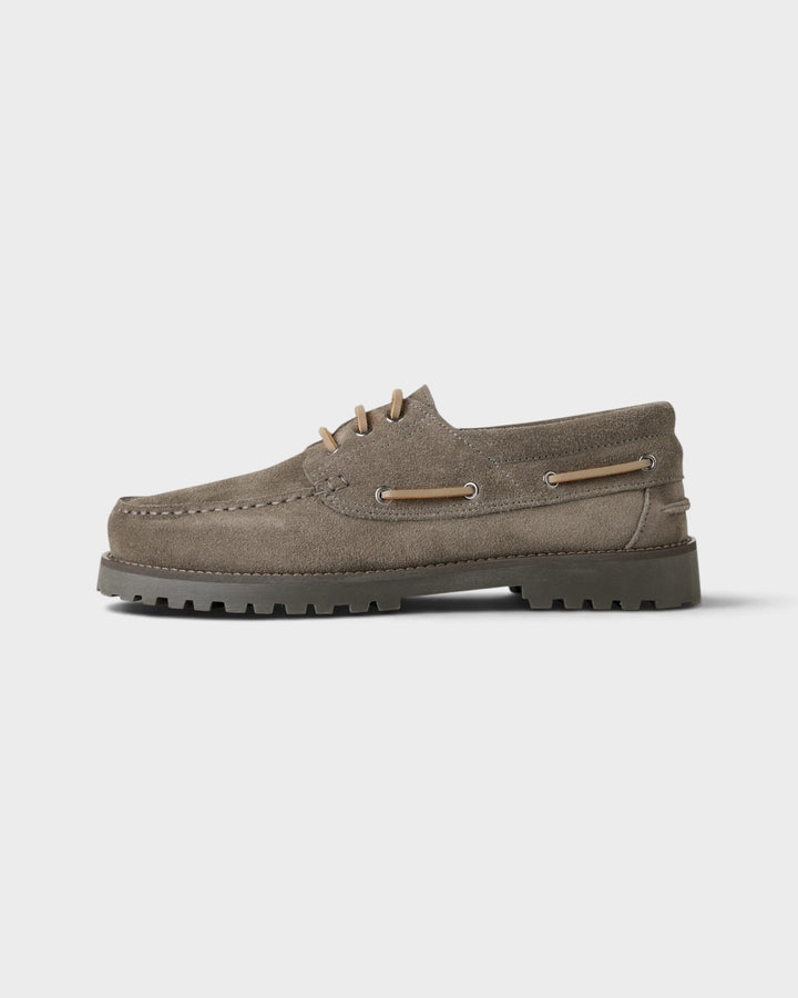 Ollie Boat Shoe Truffle Suede
