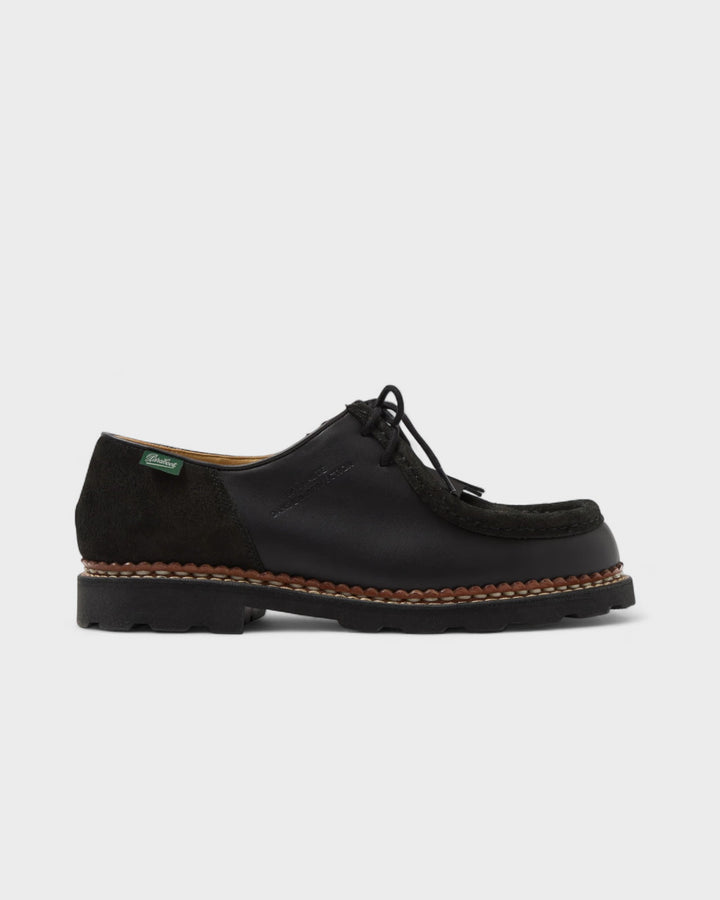 Paraboot x Universal Works Michael in Black Leather/Suede