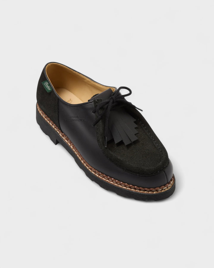 Paraboot x Universal Works Michael in Black Leather/Suede